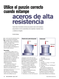 aceros de alta resistencia - PMA México ...Sirviendo a la Industria