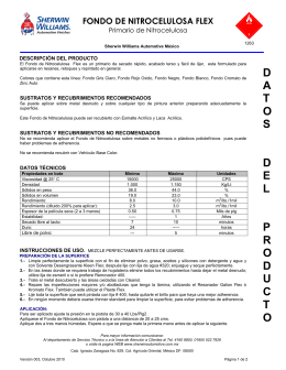 PDS - Sherwin-Williams México Automotive Finishes