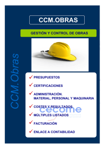 CCM OBRAS - Gestión y Control de Obras