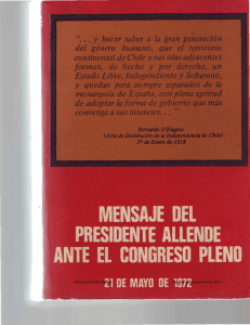 Mensaje al Congreso Pleno 1972