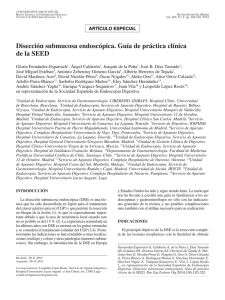 Disección submucosa endoscópica. Guía de práctica clínica de la