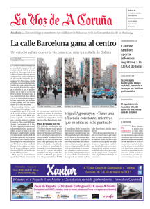 La calle Barcelona gana al centro