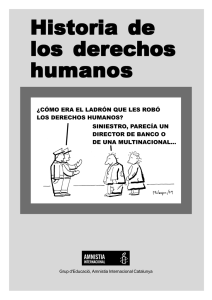 Historia de los derechos humanos - Amnistia Internacional Catalunya