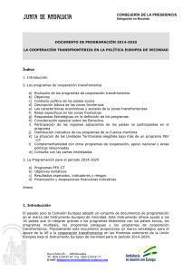 Documento resumen IEV 2014-2020