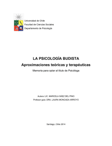 Memoria Psicología Budista - Repositorio Académico