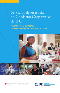 Servicios de Asesoría en Gobierno Corporativo de IFC