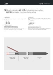 Kit de terminación AKO-5239 e instrucciones de montaje AKO