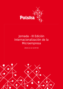 Jornada - III Edición Internacionalización de la Microempresa