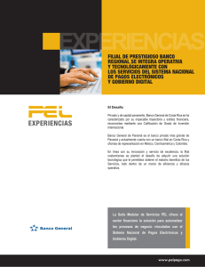 2015 Experiencia Banco General PEL