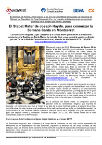 El Stabat Mater de Joseph Haydn, para comenzar la Semana Santa
