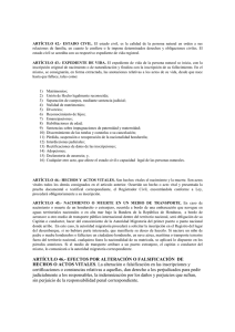 Capitulo II Estado Civil - Registro Nacional de las Personas (RNP)