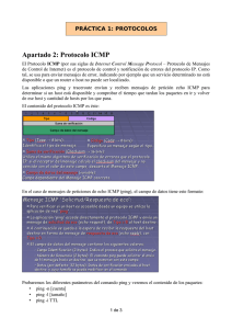 Apartado 2: Protocolo ICMP