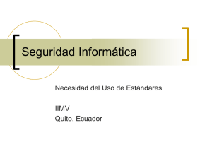 Seguridad Informática - Instituto Iberoamericano de Mercados de