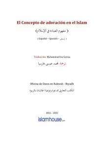 El Concepto de adoración en el Islam PDF