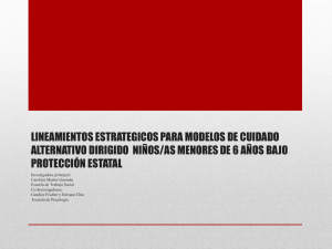 Presentación Carolina Muñoz / Modelos de cuidado alternativo