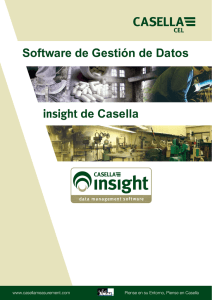 insight de Casella Software de Gestión de Datos