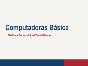 Computadoras Básica - Workforce Alliance of South Central Kansas