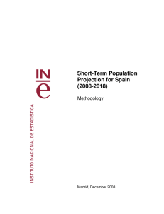 Short-Term Population Projection for Spain (2008