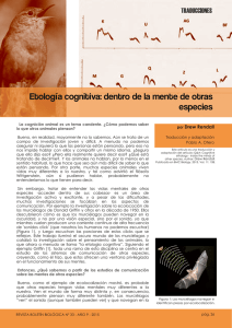 Etología cognitiva: dentro de la mente de otras