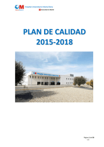 Plan de Calidad 2015-2018 - Hospital Universitario Infanta Elena
