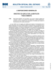 Real Decreto 66/2015, de 6 de febrero