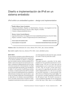 Diseño e implementación de IPv6 en un sistema