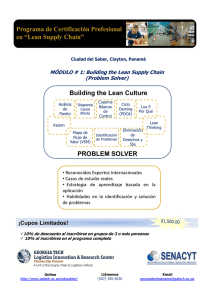 Building the Lean Culture PROBLEM SOLVER