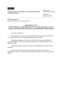 decisión nº 757 mandato de la red de enlaces nacionales de la osce
