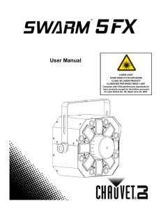Swarm 5 FX User Manual Rev. 1 Multi-Language