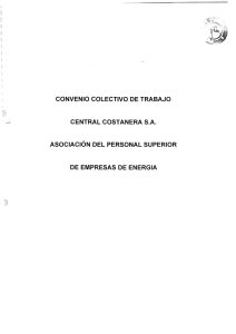 CONVENIO COLECTIVO DE TRABAJO CENTRAL