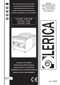 INTRUCCIONES LEVAC - Asesoramiento técnico y Comercial