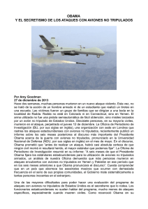 obama y el secretismo de los ataques con aviones no tripulados