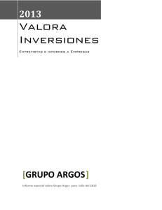 Grupo Argos - Valora inversiones
