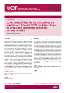 La responsabilidad de los prestadores de servicios en Internet (ISP