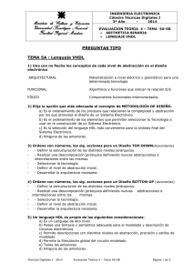 PREGUNTAS TIPO TEMA 5A : Lenguaje VHDL