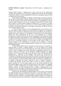 MUÑOZ MOLINA, Antonio - Academia de Buenas Letras de Granada