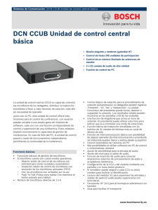 DCN CCUB Unidad de control central básica