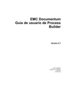 EMC Documentum Guía de usuario de Process