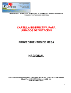 nacional - Registraduría Nacional del Estado Civil
