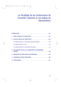 capítulo 4. la fiscalidad de las iic en iberoamérica
