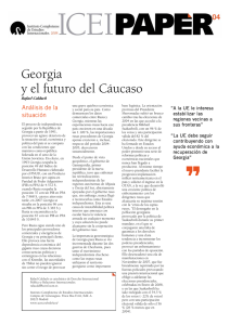 Georgia y el futuro del Cáucaso - Universidad Complutense de Madrid