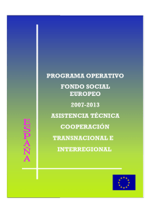 programa operativo fondo social europeo 2007