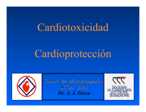 Cardiotoxicidad y drogas oncológicas.