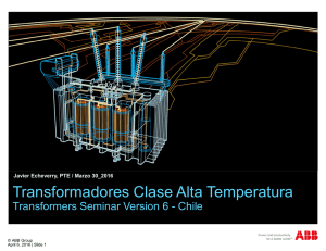 Transformadores Clase Alta Temperatura