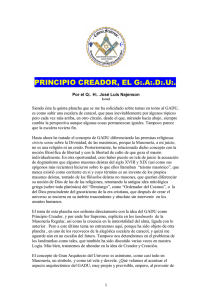 PRINCIPIO CREADOR EL GADU