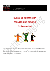 CURSO DE FORMACIÓN MONITOR DE QIGONG 3ª