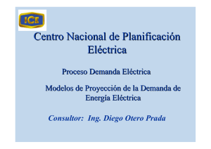 Modelos de Proyección de la Demanda de Energía Eléctrica