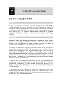 Protocolos IP e ICMP - Redes de Computadores