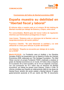 España muestra su debilidad en “libertad fiscal y laboral”