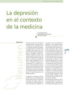 La depresión en el contexto de la medicina